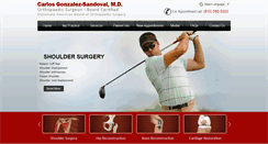 Desktop Screenshot of carlosgonzalezmd.com