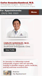 Mobile Screenshot of carlosgonzalezmd.com