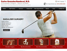 Tablet Screenshot of carlosgonzalezmd.com